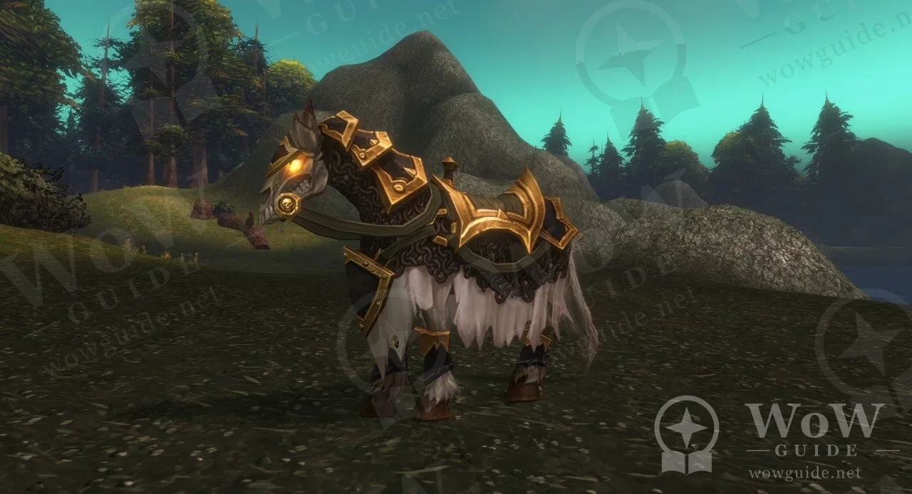 Forsaken Paladin epic bineği, zırhlı charger